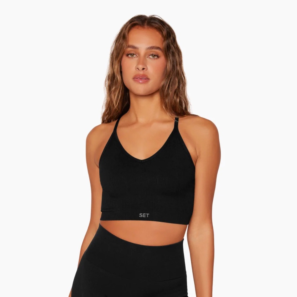 Set Active Sculptflex Ribbed V Bra